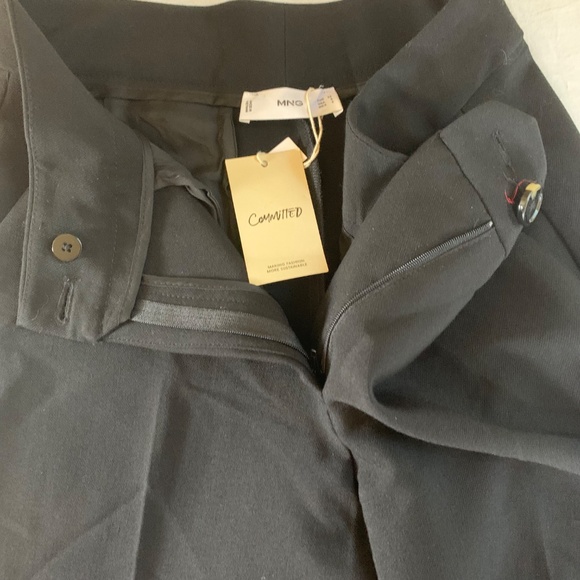 MNG Black Trousers Pants - Women's US Size 6, New with Tags - Picture 9 of 12